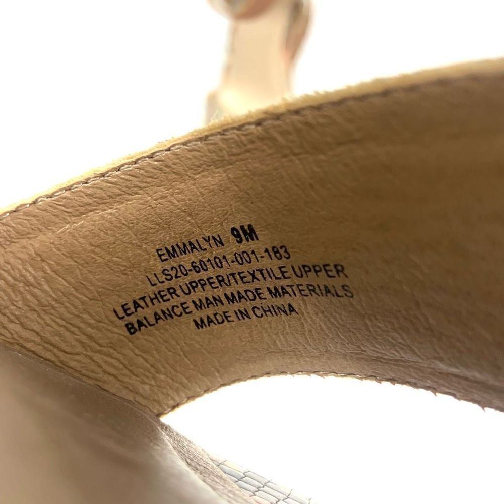 LUCCA LANE Leather Ankle Espadrilles - Picture 6 of 9
